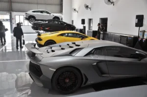 Lamborghini workshop